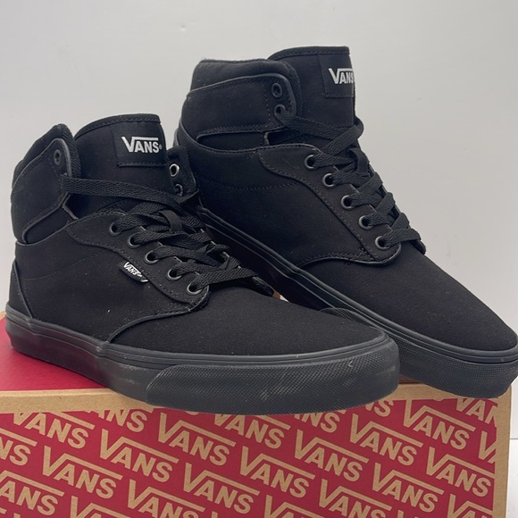 Vans Men’s Black High-Top Sneakers Atwood Hi (Canvas) Black/Black
VN0A… - Picture 16 of 16